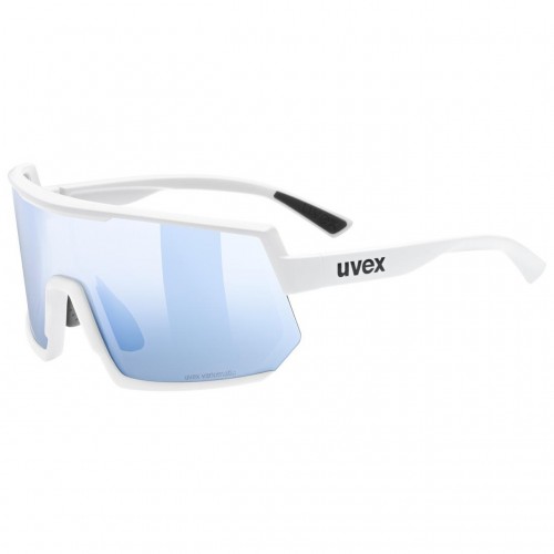 Uvex Sportstyle 235 V Fahrrad / Sport Brille weiß/litemirror blau 
