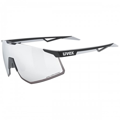 Uvex Pace Perform CV Fahrrad / Sport Brille schwarz/mirror silberfarben 
