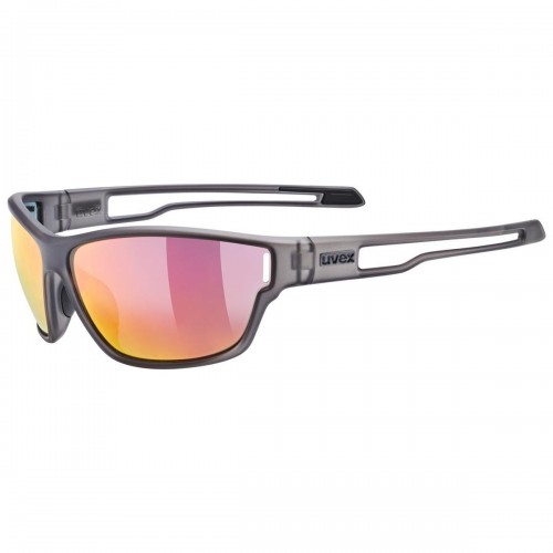 Uvex Sportstyle 806 Fahrrad / Sport Brille grau/mirror rot 