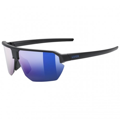 uvex Vectiv Sportbrille matt schwarz / mirror blau 