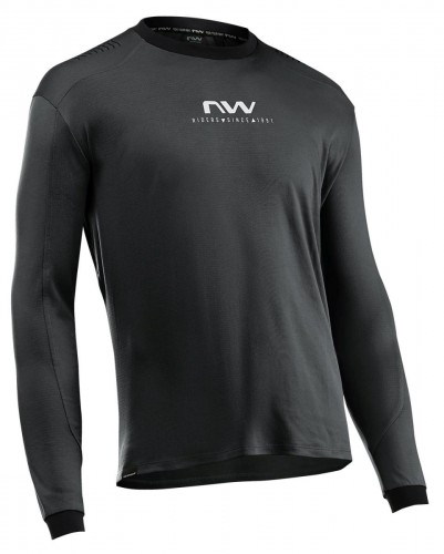 Northwave Sharp Fahrrad Trikot lang schwarz/weiß 2026 