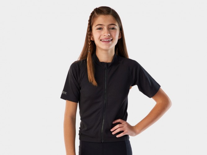 Trek Solstice Kinder Fahrrad Trikot kurz schwarz 2026 