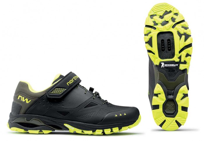 Northwave Spider 3 MTB / Trekking Fahrrad Schuhe schwarz/gelb 2022 