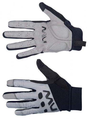 Northwave Spider Fahrrad Handschuhe lang grau/schwarz 2024 
