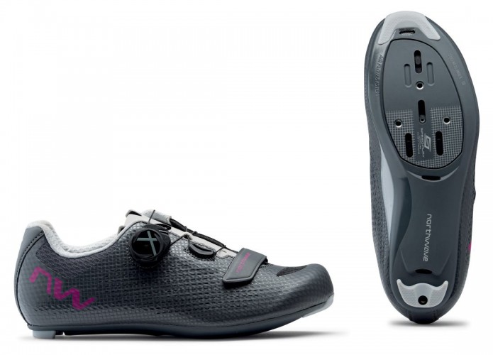 Northwave Storm 2 Damen Rennrad Fahrrad Schuhe grau 2024 