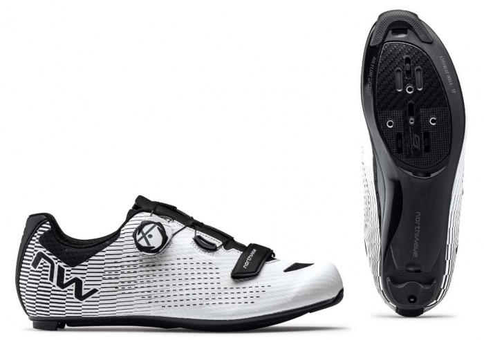 Northwave Storm Carbon 2 Rennrad Fahrrad Schuhe weiß/schwarz 2024 