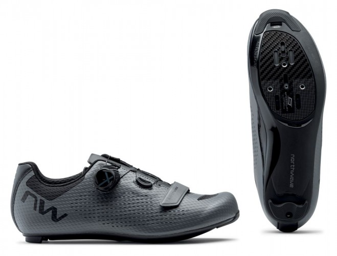 Northwave Storm Carbon 2 Rennrad Fahrrad Schuhe grau 2022 