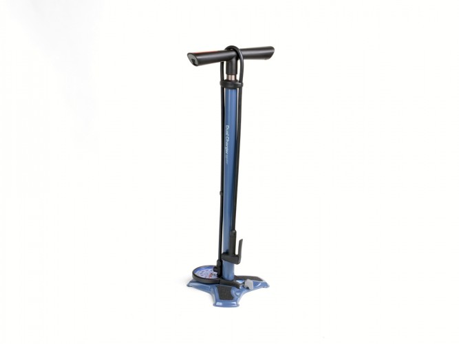 Trek Dual Charger Fahrradstandpumpe blau 
