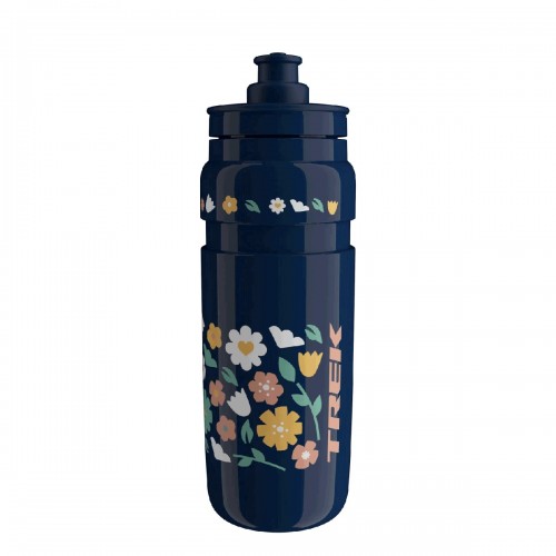 Trek Fly Floral Fahrrad Trinkflasche 740ml blau/gelb 