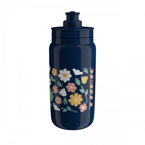 Trek Fly Floral Fahrrad Trinkflasche 550ml blau/gelb 