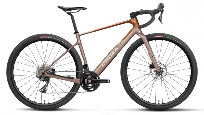 Orbea Terra M30TEAM Carbon Gravel Fahrrad nickel/met cinnamon 2027 