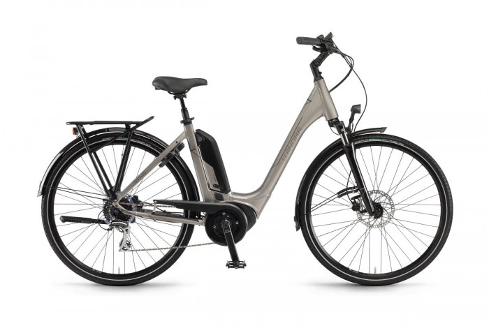 Winora Tria 8 400 Unisex Pedelec E-Bike Trekking Fahrrad sand beige 2021 