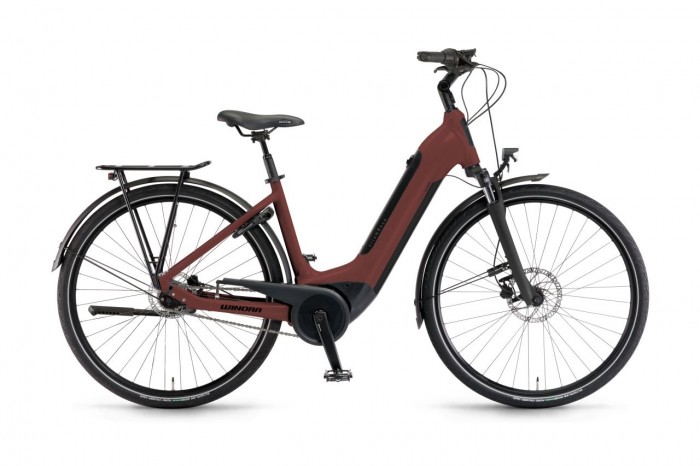 Winora Tria N8f eco Wave Unisex Pedelec E-Bike Trekking Fahrrad rost rot 2024 41cm