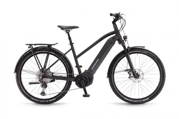 Winora Yucatan 12 Pro 27.5'' Damen Pedelec E-Bike Trekking Fahrrad schwarz 2024 