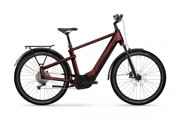 Winora Yakun X10 800 High 27.5'' E-Bike Trekking Pedelec warm rot 2026 