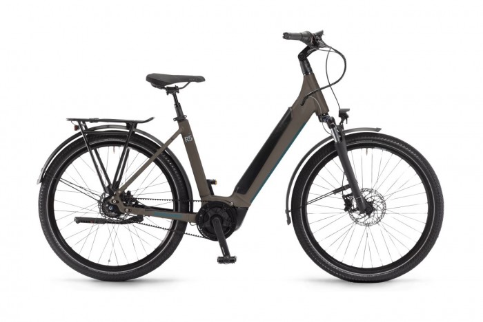 Winora Sinus R5f 27.5'' Wave Unisex Pedelec E-Bike Trekking Fahrrad matt braun 2024 46 cm