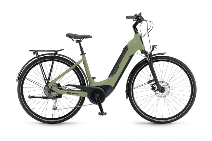 Winora Tria X9 Wave Unisex Pedelec E-Bike Trekking Fahrrad grün 2024 