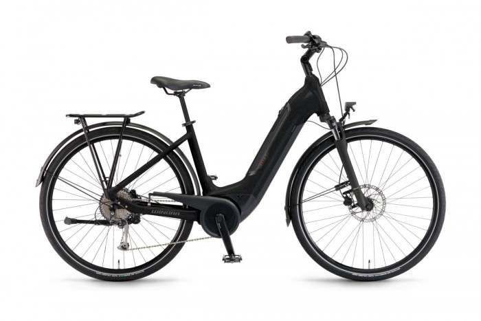 Winora Tria X7 Low Pedelec E-Bike Trekking Fahrrad schwarz 2024 