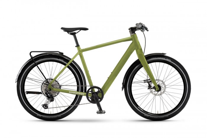 Winora E-Flitzer High 27.5'' Pedelec E-Bike Trekking Fahrrad grün 2025 