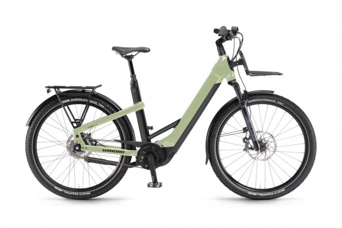 Winora Yakun R5 Pro Low 27.5'' Pedelec E-Bike Trekking Fahrrad grün 2024 