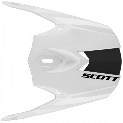 Scott 350 Pro Race Visor Helm Visier weiß/schwarz 