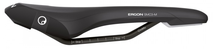 Ergon SMC3 ergonomischer MTB Comfort Fahrrad Sattel schwarz 