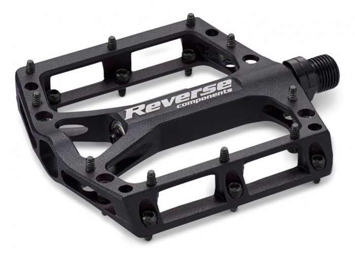 Reverse Black ONE Flat Fahrrad Pedal schwarz/schwarz 