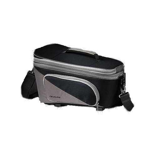 Racktime Talis Plus Trunk Bag Fahrrad Gepäckträgertasche schwarz/grau 