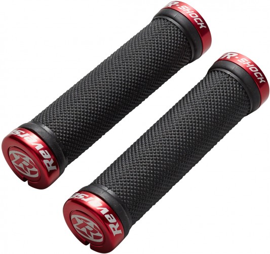 Reverse Grip R-Shock Soft Compound Fahrrad Schraubgriffe schwarz/rot 31mm