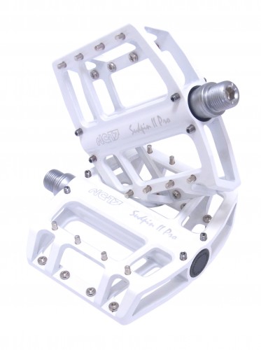 NC-17 Sudpin II Pro CNC Fahrrad Plattform Pedal weiss 