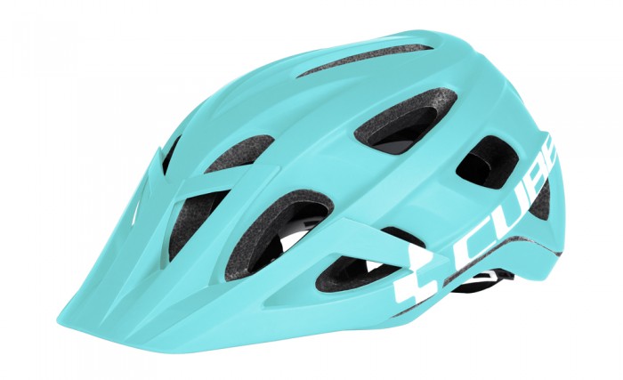 Cube AM Race MTB Fahrrad Helm blau/weiß 2020 