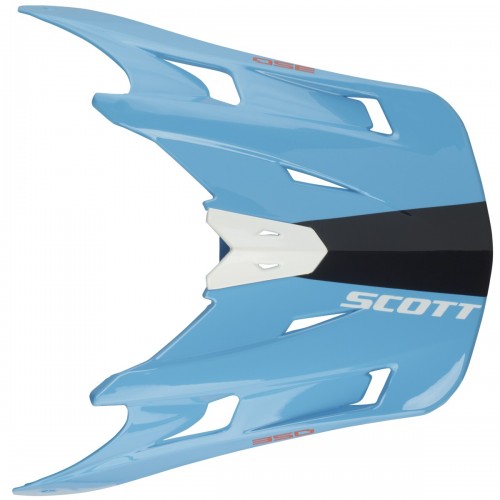 Scott 350 Race Kids Visor Helm Visier blau/schwarz 