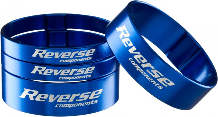 Reverse Gabelschaft Spacer Set Ultra- Light Alu 1 1/8 dunkel blau 