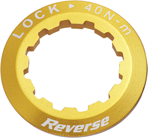 Reverse Lock Ring Kassetten Abschlußring gold 