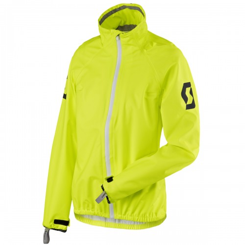 Scott Ergonomic Pro DP Damen Motorrad / Fahrrad Regenjacke gelb 2025 