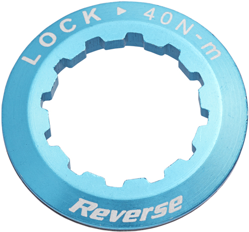 Reverse Lock Ring Kassetten Abschlußring hell blau 