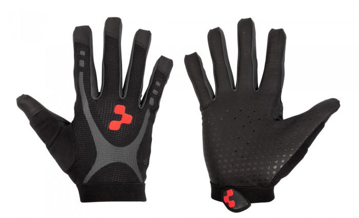 Cube Race Touch Fahrrad Handschuhe lang schwarz/rot 2020 