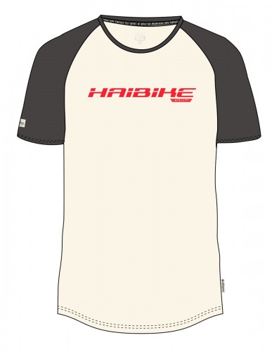 Haibike Guido Tschugg Freizeit T-Shirt beige/schwarz 2018 