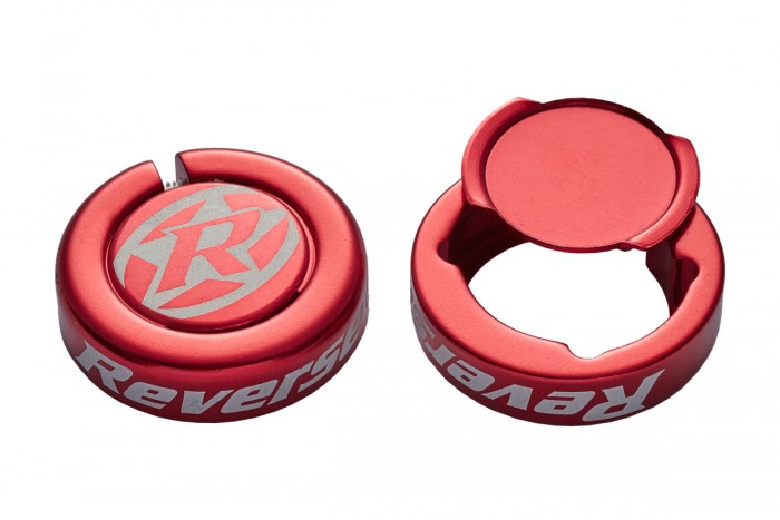 Reverse Barends-Chip Lenker Endkappen 2 Stück rot 