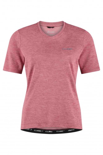 Cube Gravel Damen Fahrrad Trikot kurz rose 2026 
