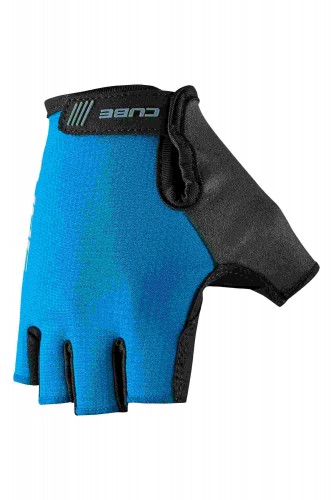 Cube Rookie Kinder Fahrrad Handschuhe kurz blau/grau 2026 