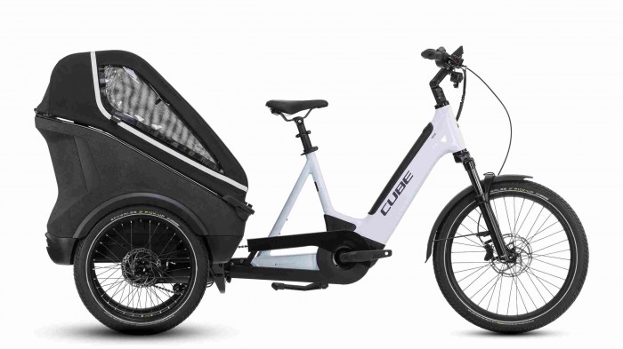 Cube Trike Hybrid Family 1500 24'' / 20'' Pedelec E-Bike Dreirad Lastenrad weiß 2026 