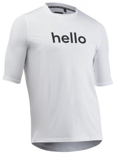 Northwave Bomb Hello Goodbye Fahrradtrikot kurz weiß 2026 