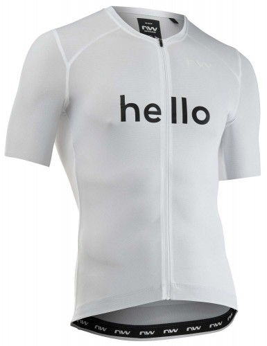 Northwave Blade Hello Goodbye Fahrradtrikot kurz weiß 2026 