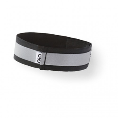 Qio Reflective Cuff Safety Fahrrad / Sport Hosenband reflektierend grau 