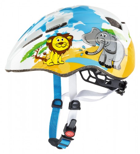 Uvex Kid 2 Desert Kinder Fahrrad Helm Gr. 46-52 cm weiß/blau 2024 
