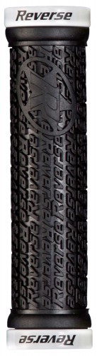 Reverse Grip STAMP Fahrrad Schraubgriffe schwarz/weiß 
