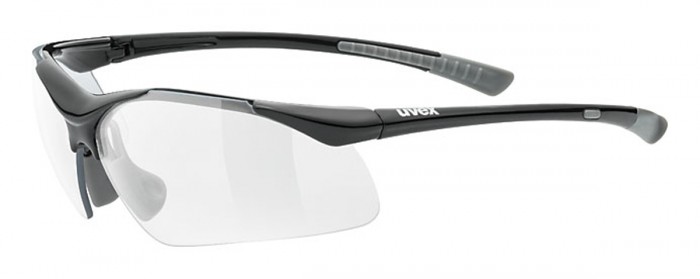 Uvex Sportstyle 223 Fahrrad Brille schwarz/grau 
