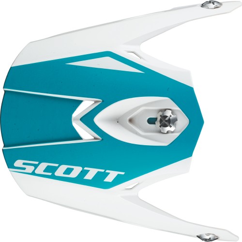 Scott 350 Pro Race Visor Helm Visier weiß/blau 2015 