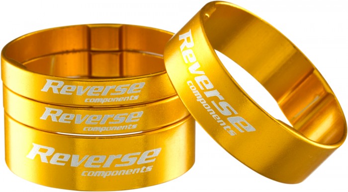 Reverse Gabelschaft Spacer Set Ultra- Light Alu 1 1/8 gold 